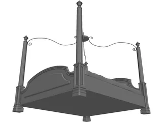 Bed 3D Model preview