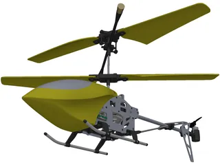 RC Helicopter 3D Model preview
