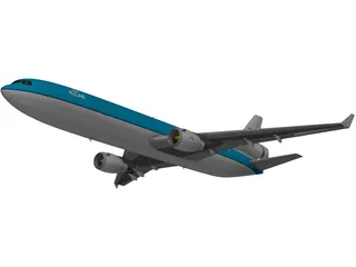 McDonnell Douglas MD-11 KLM 3D Model preview