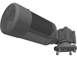 Reductor Motor 3D Model preview