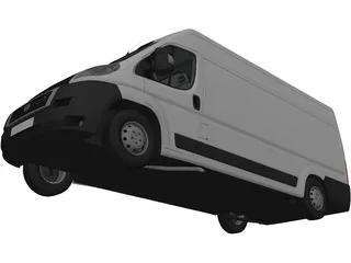 Fiat Ducato Courier 3D Model preview