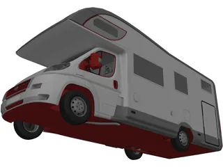 Fiat Ducato Camper Riviera 3D Model preview