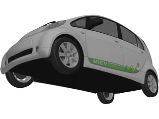 Mitsubishi i-MiEV 3D Model preview