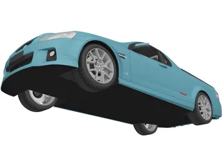 Holden Commodore Ute (2011) 3D Model preview