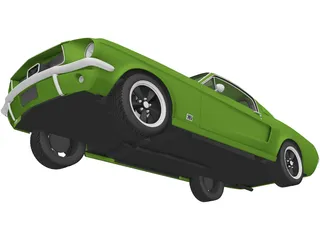 Ford Mustang Bullit (1967) 3D Model preview