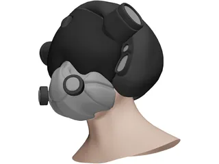 Helmet 3D Model preview