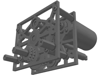 Team 3008 FRC Gearbox 3D Model preview