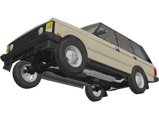 Range Rover Classic 3D Model preview