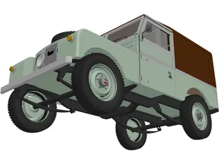 Land Rover Series I 3D Model preview