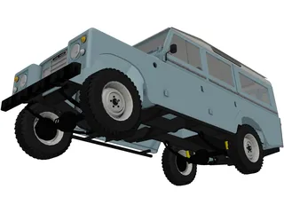 Land Rover Series III 109 3D Model preview