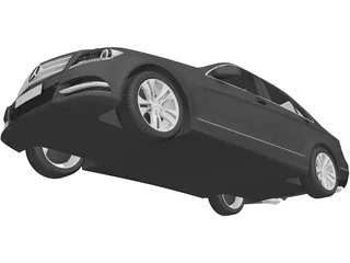 Mercedes-Benz C-class (2012) 3D Model preview