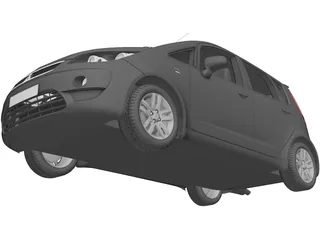 Mitsubishi Colt 3D Model preview
