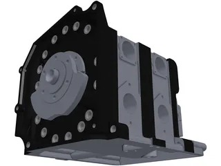 Mazda 13B Rotary Engine 3D Model preview