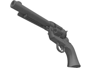 Colt Peacemaker 3D Model preview