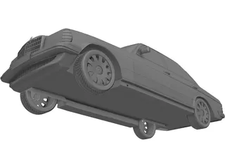 Mercedes-Benz W123 3D Model preview