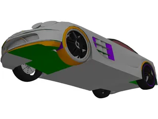 Mercedes-Benz McLaren SLR 3D Model preview