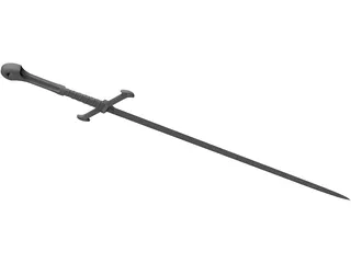 Anduril 3D Model preview