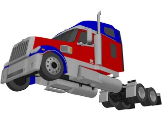 Freightliner Coronado 3D Model preview