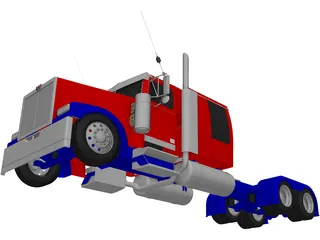 Western Star Lowmax 3D Model preview