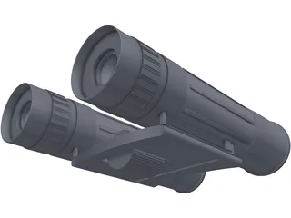 Binoculars Mini 3D Model preview