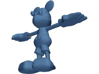 Mickey Mouse 3D Model preview