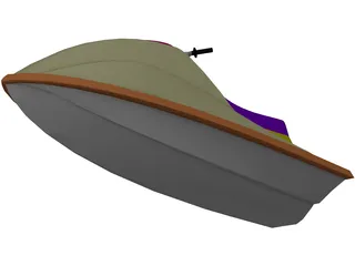 Jet Ski 3D Model preview