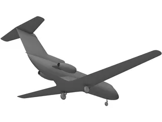 Yakovlev Yak-40 3D Model preview