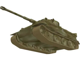 Tiger L 3D Model preview