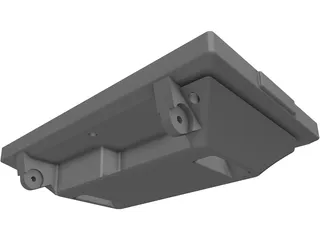 Cash Basis Pay Desk 3D Model preview