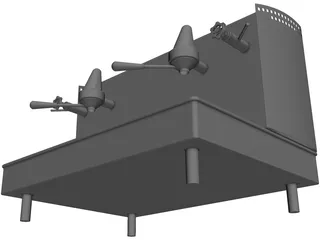 Espresso Machine 3D Model preview