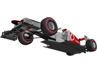 McLaren F1 Hamilton (2011) 3D Model preview