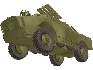 BRDM-3 3D Model preview