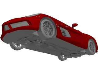Mercedes-Benz SLR Stirling Moss 3D Model preview