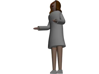 Nurse 3D Model preview
