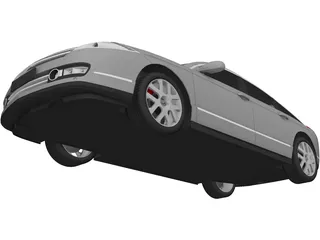 Citroen C6 (2009) 3D Model preview