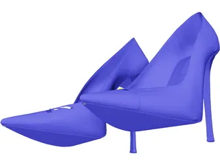 Woman Sandle 3D Model preview