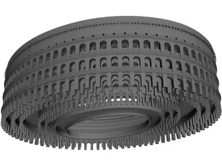 Coliseum Anfiteatro Flavio 3D Model preview