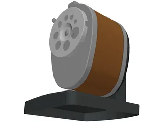 Pencil Sharpener 3D Model preview