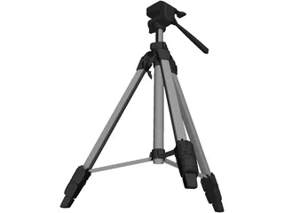 Tripod Light Camera 3D Model preview