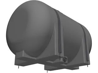 Water Tank 535 Gallon 3D Model preview