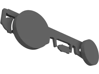 M43 Diesel Locomotive Bogie Mask 3D Model preview