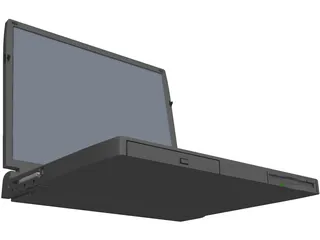 Notebook 3D Model preview
