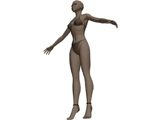 Alicia 3D Model preview