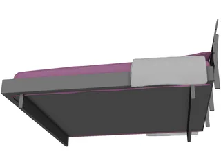 Bed 3D Model preview