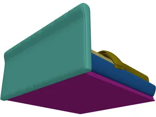 Bed 3D Model preview