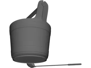 Sauna Accessories 3D Model preview
