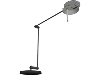 LED Table Lamp 3D Model preview