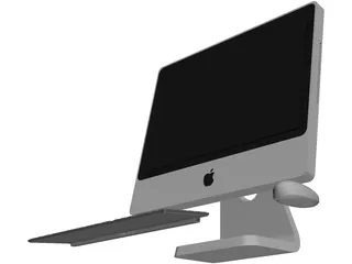 Apple iMac 3D Model preview