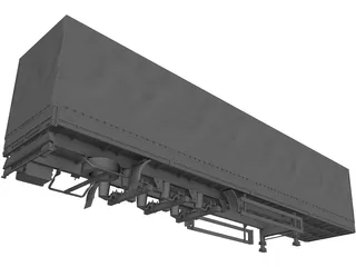 Kogel Trailer 3D Model preview