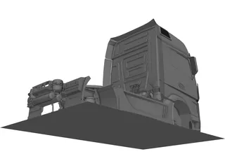 Mercedes-Benz Actros MP4 3D Model preview
